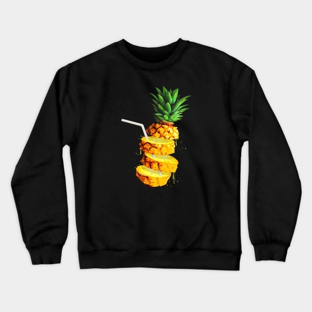 Pineapple Sliced Crewneck Sweatshirt by asitha